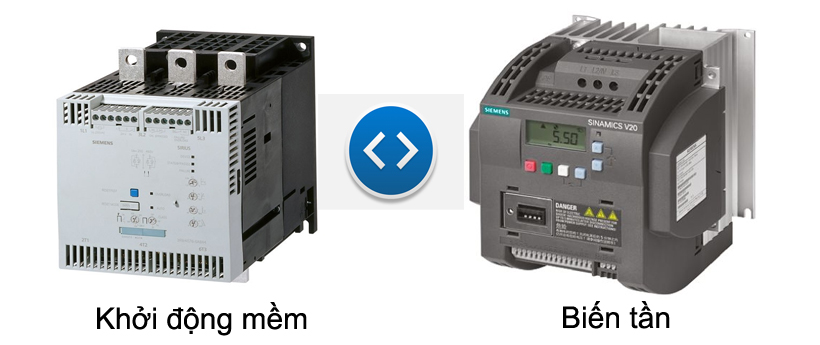 lựa chọn biến tần hay khởi động mềm